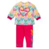 Picture of Agatha Ruiz De La Prada Winter Collection Girls Tunic & Leggings Set X 2 - Fuchsia Multi