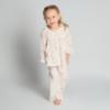 Picture of Beau KiD Girls Embroidered Teddy Floral Pyjamas Set X 2 - Ivory Pink