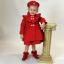 Picture of Beau KiD Girls Ruffle Herringbone Jacket & Beret Set X 2 - Winter Red