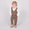 Picture of Beau KiD Boys Check Waistcoat Shirt Trousers Cap Set X 4  - White Brown