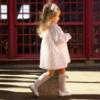 Picture of Deolinda Baby Girls Romera Smocked Dress & Pants Set X 2 - Ivory Pink