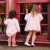 Picture of Deolinda Baby Girls Romera Smocked Dress & Pants Set X 2 - Ivory Pink
