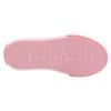 Picture of Lelli Kelly Rue Big Velour Bow Mid Boot With Inside Zip - Metallic Pink Glitter