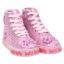 Picture of Lelli Kelly Taylor Beaded Mid Boot With Inside Zip - Metallic Pink Glitter