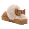Picture of Lelli Kelly Sandra Diamante Sheepskin Sling Back Slipper - Chestnut