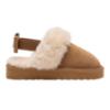 Picture of Lelli Kelly Sandra Diamante Sheepskin Sling Back Slipper - Chestnut