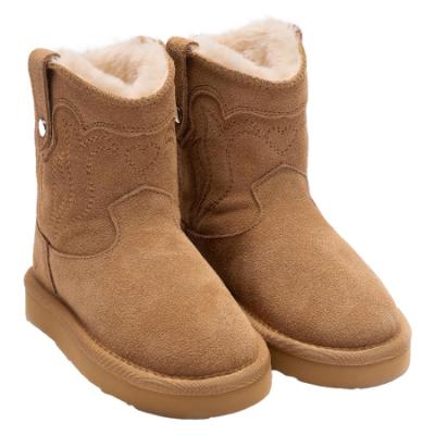 Picture of Lelli Kelly Asia Cowboy Sheepskin Boot - Chestnut