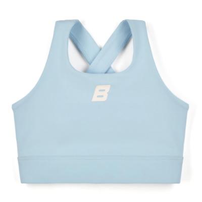Picture of Bonini by A* Dee Aspire Crop Sports Top - Sky Blue