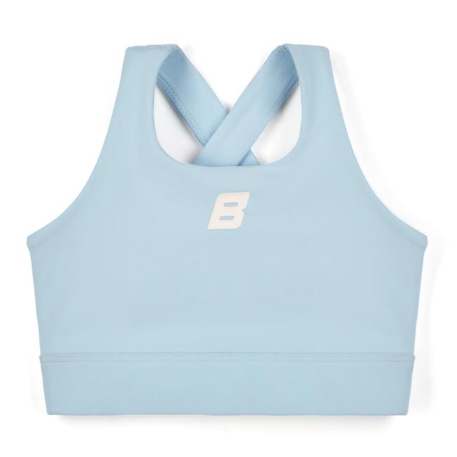 Picture of Bonini by A* Dee Aspire Crop Sports Top - Sky Blue