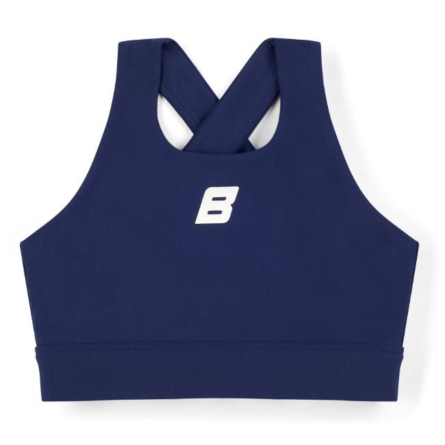 Picture of Bonini by A* Dee Aspire Crop Sports Top - Blue Navy
