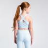 Picture of Bonini by A* Dee Aspire Crop Sports Top - Sky Blue
