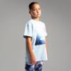 Picture of Bonini by A* Dee Dynamic Oversized Logo T-shirt - Sky Blue