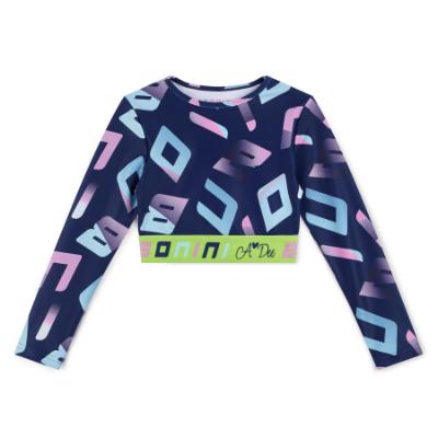 Picture of Bonini by A* Dee Power Long Sleeve Sports Top - Blue Navy