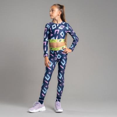 Picture of Bonini by A* Dee Power Long Sleeve Sports Top - Blue Navy