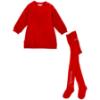 Picture of Agatha Ruiz De La Prada Winter Collection Girls Heart Dress & Tights Set X 2 - Red