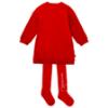 Picture of Agatha Ruiz De La Prada Winter Collection Girls Heart Dress & Tights Set X 2 - Red