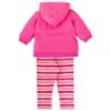 Picture of Agatha Ruiz De La Prada Winter Collection Girls Heart Dress & Leggings Set X 2 - Fuchsia Pink