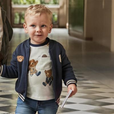 Picture of Mayoral Toddler Boys Winter Sports Teddy T-Shirt - Ivory Beige
