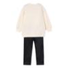 Picture of Mayoral Girls Winter Teddy Bear Legging Set X 2 - Ivory Black