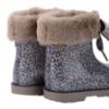 Picture of Igor Bimbi Soft Fur Cuff Print Ankle Rain Boot - Leopard