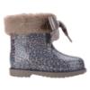 Picture of Igor Bimbi Soft Fur Cuff Print Ankle Rain Boot - Leopard