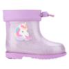 Picture of Igor Bimbi Unicorn Glitter Ankle Rain Boot - Lilac
