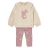 Picture of Mayoral Toddler Girls Winter Teddy Legging Set X 2 - Beige Dark Pink