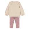 Picture of Mayoral Toddler Girls Winter Teddy Legging Set X 2 - Beige Dark Pink