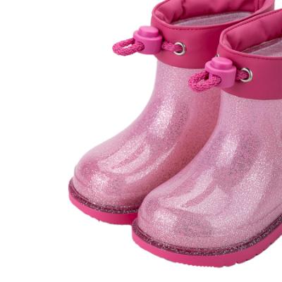 Picture of Igor Bimbi Unicorn Glitter Ankle Rain Boot - Fuchsia Pink