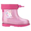 Picture of Igor Bimbi Unicorn Glitter Ankle Rain Boot - Fuchsia Pink