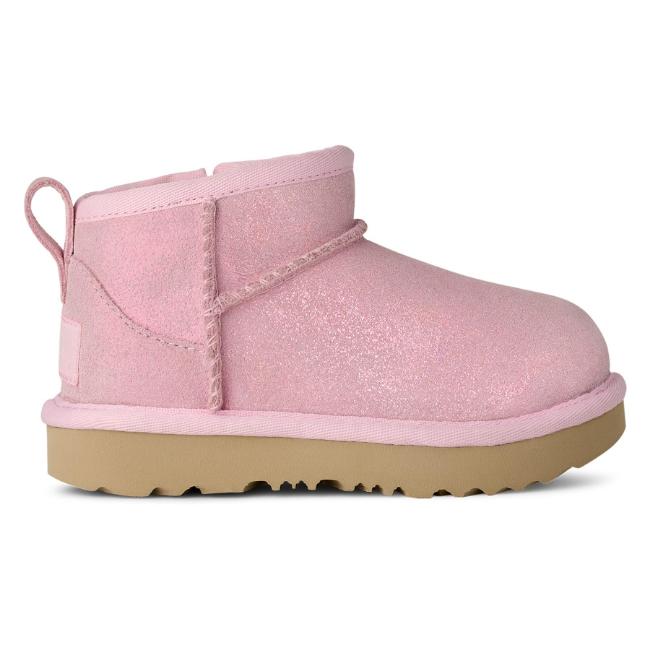 Picture of UGG Toddler Classic Ultra Mini Dazzle Boot Inside Zip - Ribbon Candy
