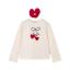 Picture of Mayoral Girls Winter Bow Heart Top & Scrunchie Set X 2 - Ivory Red