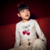 Picture of Mayoral Girls Winter Bow Heart Top & Scrunchie Set X 2 - Ivory Red