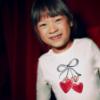 Picture of Mayoral Girls Winter Bow Heart Top & Scrunchie Set X 2 - Ivory Red