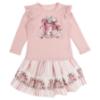 Picture of Giorgio Bambini Girls Perfume Bottle Top & Skirt Set X 2 - Dark Pink