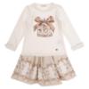 Picture of Giorgio Bambini Girls Carousel Top & Skirt Set X 2 - Ivory Beige