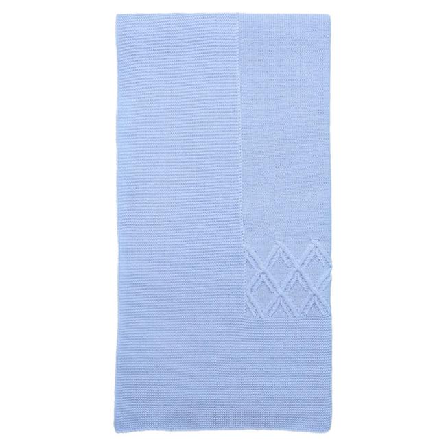 Picture of Mac Ilusion Baby Knitted Collection Boxed Shawl - Sky Blue