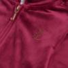 Picture of Juicy Couture Girls  Zip Through Diamante Velour Hoodie - Red Plum