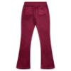 Picture of Juicy Couture Girls Diamante Bootcut Velour Jogger - Red Plum
