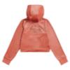 Picture of Juicy Couture Girls Arch Zip Through Diamante Velour Hoodie - Burnt Siena