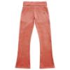 Picture of Juicy Couture Girls Diamante Logo Fold Over Velour Joggers - Burnt Siena