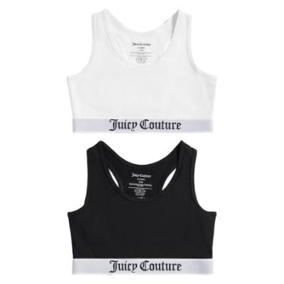 Picture of Juicy Couture Girls X 2 Crop Tops - Black White