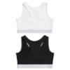 Picture of Juicy Couture Girls X 2 Crop Tops - Black White