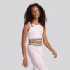 Picture of Juicy Couture Girls Lounge Crop Vest & Wide Leg Set - Cherry Blossom