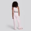 Picture of Juicy Couture Girls Lounge Crop Vest & Wide Leg Set - Cherry Blossom