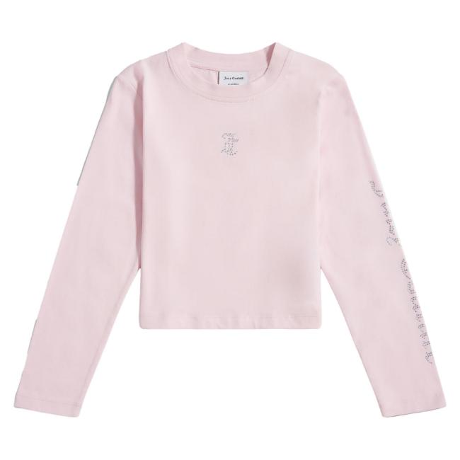 Picture of Juicy Couture Girls Diamante Arm Tee - Cherry Blossom