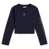 Picture of Juicy Couture Girls Diamante Arm Tee - Night Sky Navy