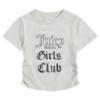 Picture of Juicy Couture Girls Slogan Tee With Ruched Sides - Vintage Heather Marl