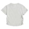 Picture of Juicy Couture Girls Slogan Tee With Ruched Sides - Vintage Heather Marl
