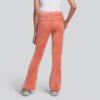 Picture of Juicy Couture Girls Diamante Logo Fold Over Velour Joggers - Burnt Siena